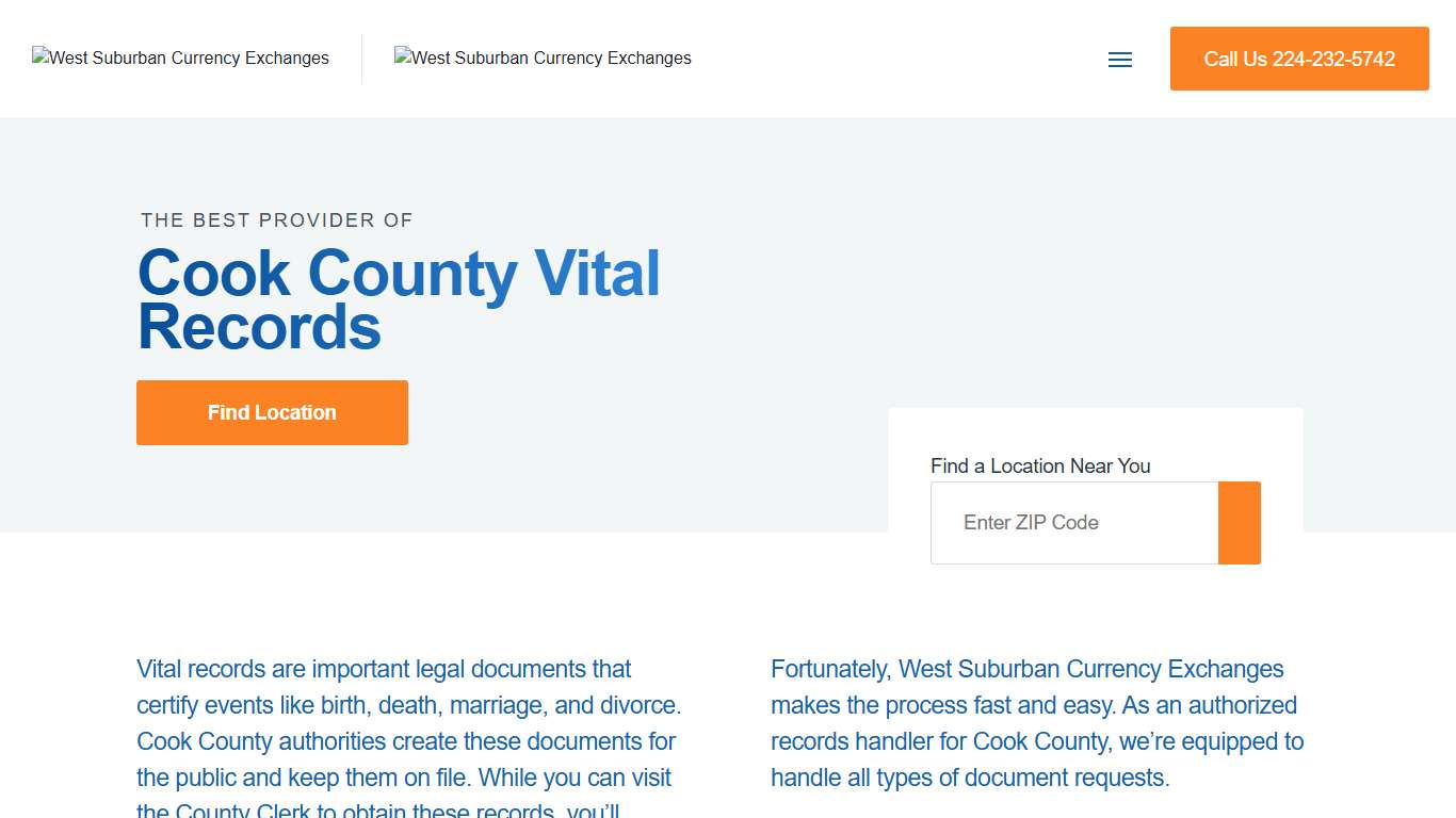 Cook County Vital Records | Marriage & Birth Certificates, & More